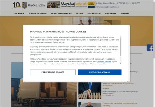 Kancelaria Transportowa
LEGALTRANS Sp. z o.o.